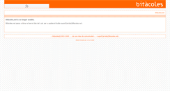 Desktop Screenshot of bitacoles.net