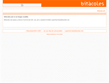 Tablet Screenshot of bitacoles.net